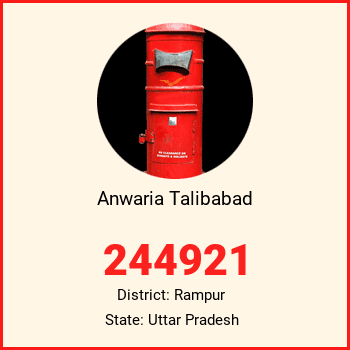 Anwaria Talibabad pin code, district Rampur in Uttar Pradesh