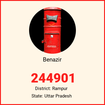 Benazir pin code, district Rampur in Uttar Pradesh
