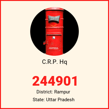 C.R.P. Hq pin code, district Rampur in Uttar Pradesh