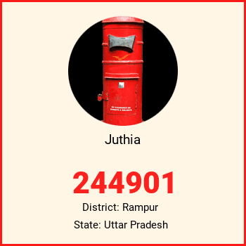Juthia pin code, district Rampur in Uttar Pradesh