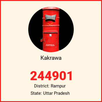 Kakrawa pin code, district Rampur in Uttar Pradesh