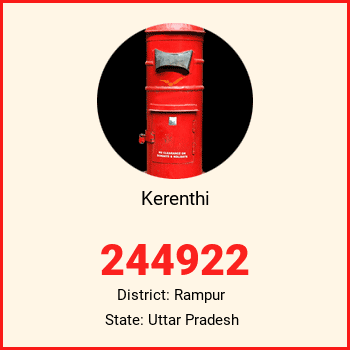 Kerenthi pin code, district Rampur in Uttar Pradesh