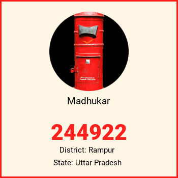 Madhukar pin code, district Rampur in Uttar Pradesh