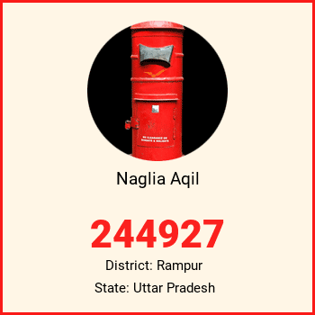 Naglia Aqil pin code, district Rampur in Uttar Pradesh