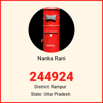 Nanka Rani pin code, district Rampur in Uttar Pradesh