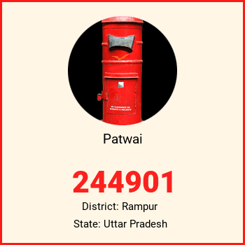 Patwai pin code, district Rampur in Uttar Pradesh