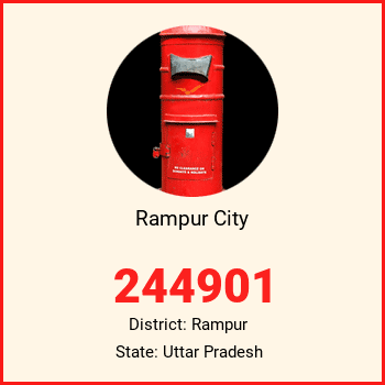 Rampur City pin code, district Rampur in Uttar Pradesh