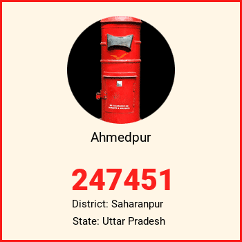 Ahmedpur pin code, district Saharanpur in Uttar Pradesh