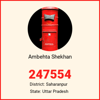 Ambehta Shekhan pin code, district Saharanpur in Uttar Pradesh