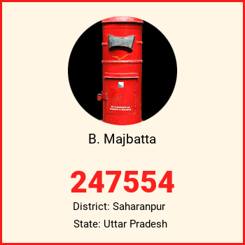 B. Majbatta pin code, district Saharanpur in Uttar Pradesh