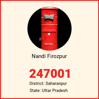 Nandi Firozpur pin code, district Saharanpur in Uttar Pradesh