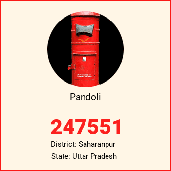 Pandoli pin code, district Saharanpur in Uttar Pradesh
