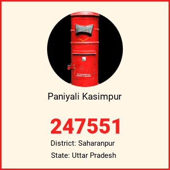 Paniyali Kasimpur pin code, district Saharanpur in Uttar Pradesh