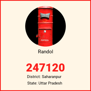 Randol pin code, district Saharanpur in Uttar Pradesh