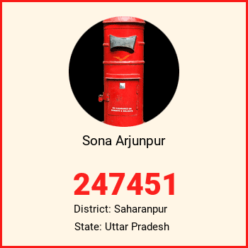 Sona Arjunpur pin code, district Saharanpur in Uttar Pradesh