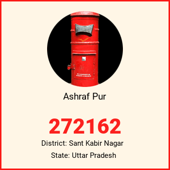 Ashraf Pur pin code, district Sant Kabir Nagar in Uttar Pradesh