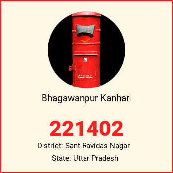 Bhagawanpur Kanhari pin code, district Sant Ravidas Nagar in Uttar Pradesh
