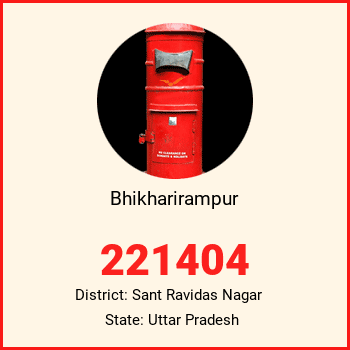 Bhikharirampur pin code, district Sant Ravidas Nagar in Uttar Pradesh