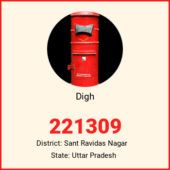 Digh pin code, district Sant Ravidas Nagar in Uttar Pradesh