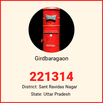 Girdbaragaon pin code, district Sant Ravidas Nagar in Uttar Pradesh
