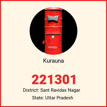 Kurauna pin code, district Sant Ravidas Nagar in Uttar Pradesh