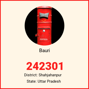 Bauri pin code, district Shahjahanpur in Uttar Pradesh