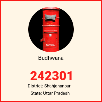 Budhwana pin code, district Shahjahanpur in Uttar Pradesh