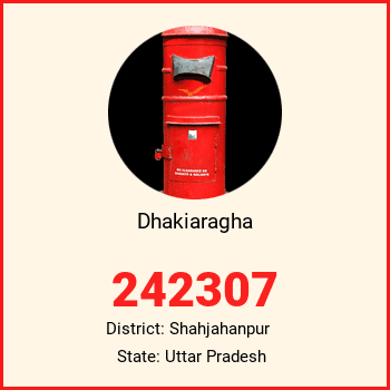 Dhakiaragha pin code, district Shahjahanpur in Uttar Pradesh