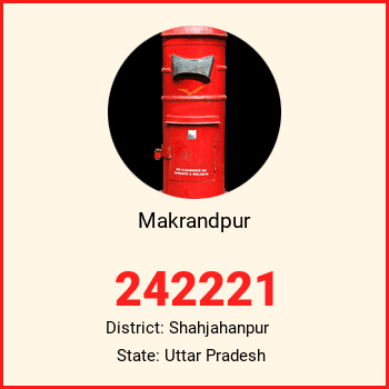 Makrandpur pin code, district Shahjahanpur in Uttar Pradesh