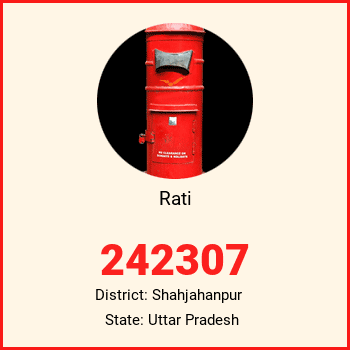 Rati pin code, district Shahjahanpur in Uttar Pradesh