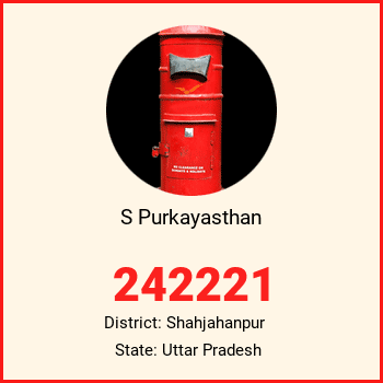 S Purkayasthan pin code, district Shahjahanpur in Uttar Pradesh