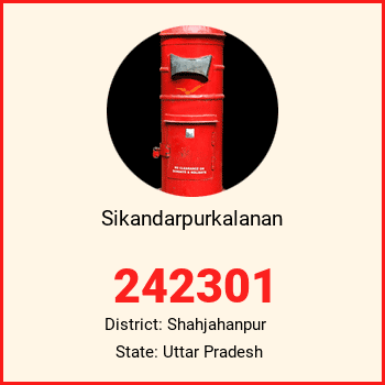 Sikandarpurkalanan pin code, district Shahjahanpur in Uttar Pradesh