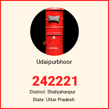 Udaipurbhoor pin code, district Shahjahanpur in Uttar Pradesh