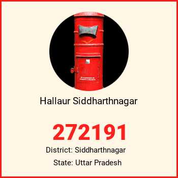 Hallaur Siddharthnagar pin code, district Siddharthnagar in Uttar Pradesh