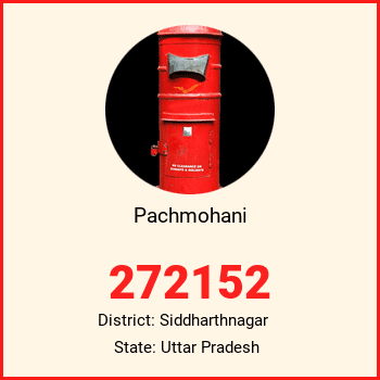 Pachmohani pin code, district Siddharthnagar in Uttar Pradesh