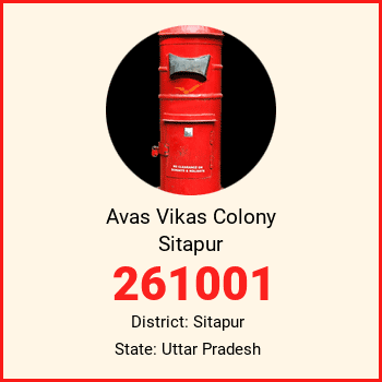 Avas Vikas Colony Sitapur pin code, district Sitapur in Uttar Pradesh