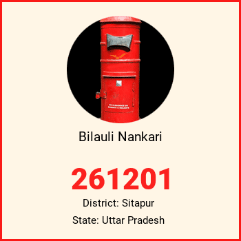 Bilauli Nankari pin code, district Sitapur in Uttar Pradesh