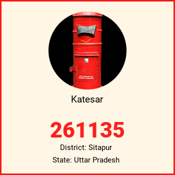 Katesar pin code, district Sitapur in Uttar Pradesh