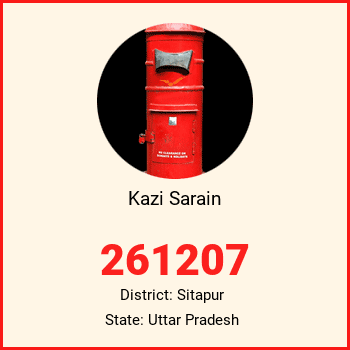 Kazi Sarain pin code, district Sitapur in Uttar Pradesh