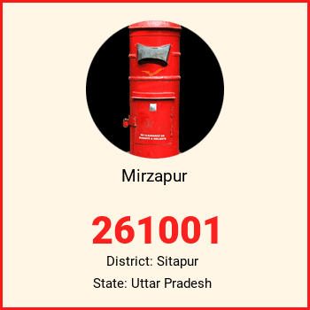 Mirzapur pin code, district Sitapur in Uttar Pradesh