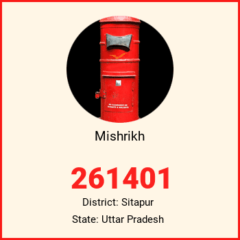 Mishrikh pin code, district Sitapur in Uttar Pradesh