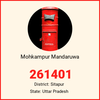Mohkampur Mandaruwa pin code, district Sitapur in Uttar Pradesh