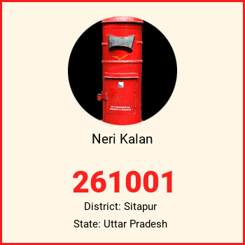 Neri Kalan pin code, district Sitapur in Uttar Pradesh