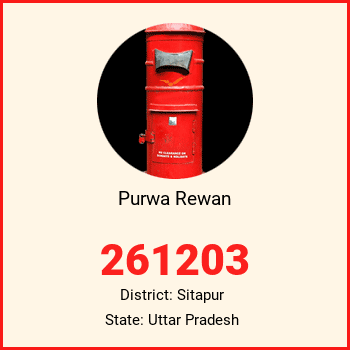 Purwa Rewan pin code, district Sitapur in Uttar Pradesh
