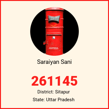 Saraiyan Sani pin code, district Sitapur in Uttar Pradesh