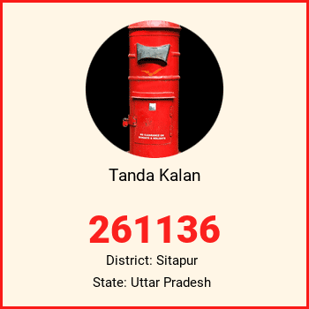 Tanda Kalan pin code, district Sitapur in Uttar Pradesh