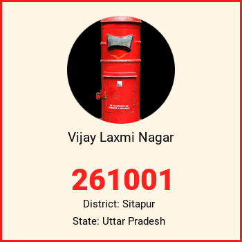 Vijay Laxmi Nagar pin code, district Sitapur in Uttar Pradesh