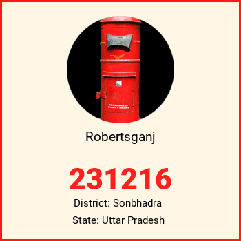 Robertsganj pin code, district Sonbhadra in Uttar Pradesh