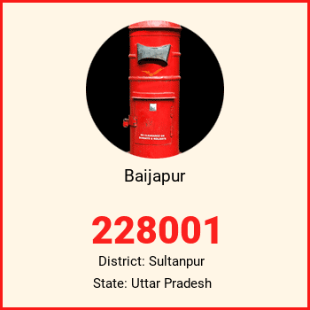 Baijapur pin code, district Sultanpur in Uttar Pradesh