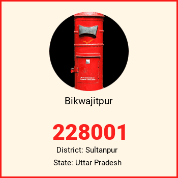 Bikwajitpur pin code, district Sultanpur in Uttar Pradesh